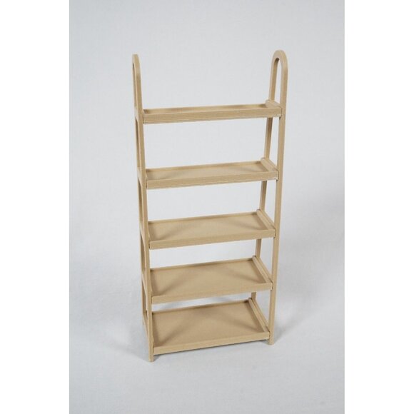 Mini Display Shelf Ladder Stand Miniature Doll Furniture 3D Printed Wood 1:6 - Picture 4 of 8